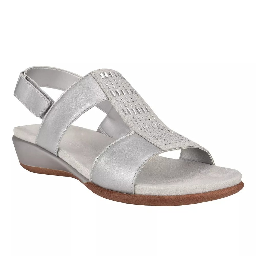 EASY SPIRIT Women's Hazel Open Toe Slingback Casual Sandals